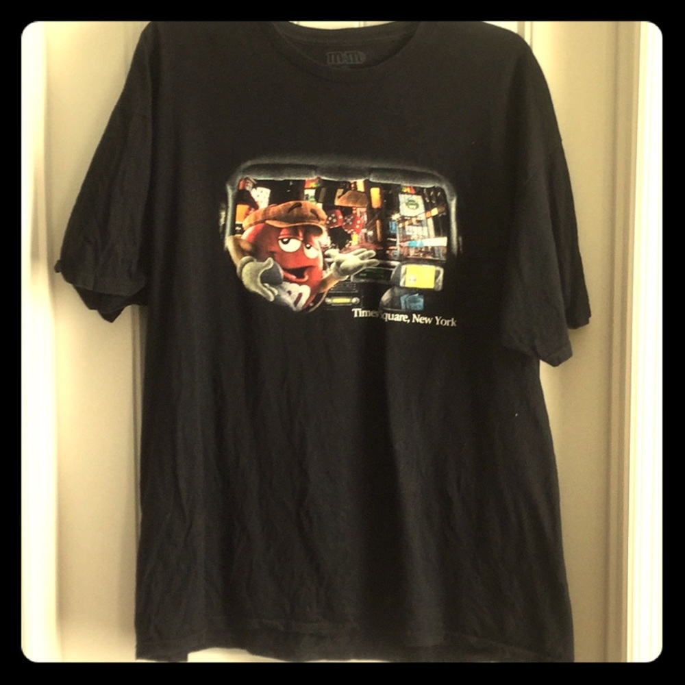 M&M’s  NEW YEAR Time Square 2XL tee shirt